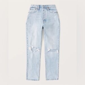 Abercrombie Curve Love The Dad High Rise Jeans